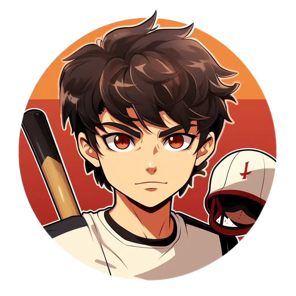 baseball player icon avatar