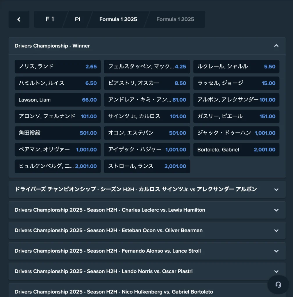 STAKE.JPN Formula1 image 5